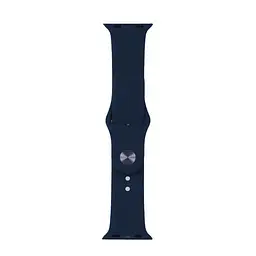 Ремінець Silicone Apple Watch 42/44/45/46/49 mm Cosmos синій(46) (35)