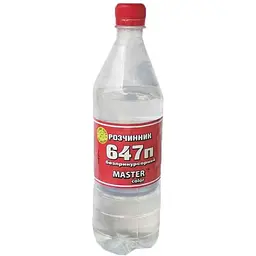 Розчинник MASTER COLOR 900мл 560г 647 б/п