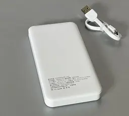 Портативний зарядний пристрій для телефона Power Bank Awei P5K 10000 mAh Павербанк USB білий - мініатюра 2