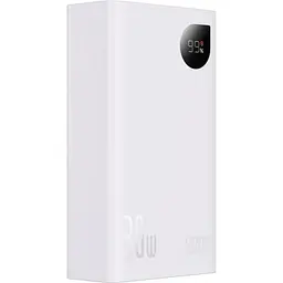 Зовнішній акумулятор (Power Bank) Baseus Adaman 2 Digital Display 20000 mAh 30W White (PPAD050002) - мініатюра 2