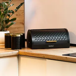 Набір для зберігання продуктів Haus Roland 4 штуки із сталі, чорний із золотом Yiwu HP33532B - мініатюра 13