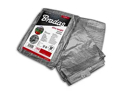 Тент BRADAS 2х4м сірий 260гр/м2 посилений ULTRA WEIGHT PL2602/4