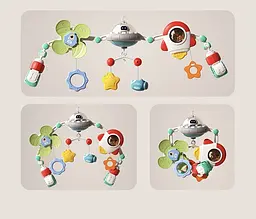 Музична ігрова дуга Play Arch UFO для ліжечка, коляски та автокрісла - мініатюра 4