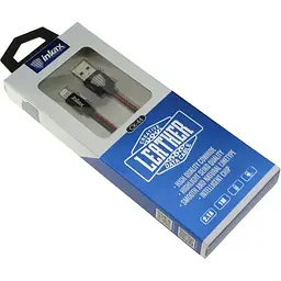 Кабель Inkax CK-44 Lightning cable 1m Black - мініатюра 2