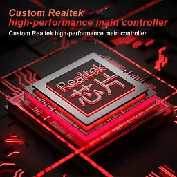 Ігрова бездротова мишка Aula V9 Pro+ / Сенсор PAW3395 / Три режими підключення / Black - мініатюра 4