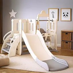 Дитячий ігровий комплекс Mealux Elsa White / Grey (KD-B012 White / Grey) - мініатюра 3