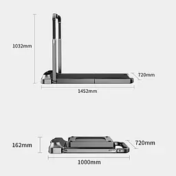 Бігова доріжка Kingsmith WalkingPad R2 Black (TRR2FB) [105661] - мініатюра 9