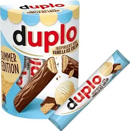 Батончики Ferrero Duplo Vanilla Ice Cream 10 шт, 182 г - мініатюра 2