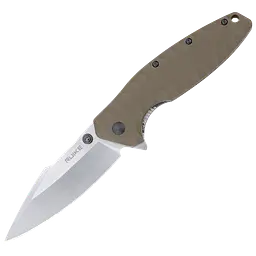 Ніж складаний туристичний Ruike P843-W, (9 см) 12C27 / G10 коричневий