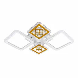 Люстра світлодіодна Valeso V K39930-2+2+1 WT+gold з пультом - мініатюра 5