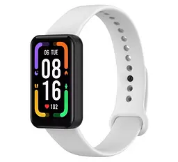 Силіконовий ремінець Primo для фітнес браслета Xiaomi Redmi Smart Band Pro (M2101B1/BHR5501GL) White - мініатюра 3