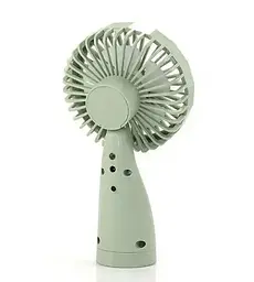 Ручний портативний вентилятор Mini Fan 6601 на акумуляторі з ручкою мінівентилятор - мініатюра 3