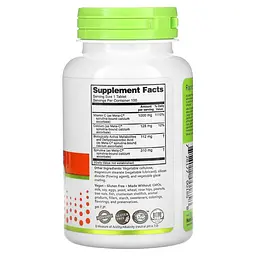 Буферизований вітамін С з метаболітами NutriBiotic Immunity Meta-C 1000 мг 100 таблеток - мініатюра 2
