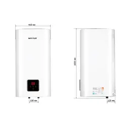 Водонагрівач Mixxus EWH-13100 CUBE WET(V) 100 л, 2,0 кВт, "мокрий" ТЕН, вертикальний, квадратний, білий (WH0613) - мініатюра 5