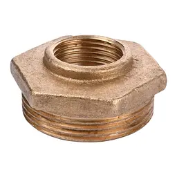 Футорка латунна 1 1/2″ЗР х 3/4″ВР ливарна 724Б 000011110 - мініатюра 2