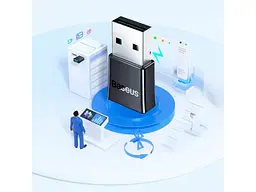 Bluetooth адаптер BASEUS BA07 Wireless Black (ZJBA010001) - мініатюра 2