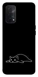 TPU чехол Demsky Lazy cat для Oppo A54 4G
