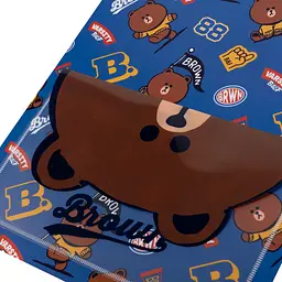 Папка Yes Line Friends Brown, А4, з 20 файлами (492109) - мініатюра 2