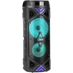 Акустична система 1.0 Media-Tech 50W Bluetooth/FM/AUX/SD/USB/КАРАОКЕ/LED чорна - мініатюра 3