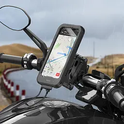 Вело- Мото- тримач Hoco CA101 Rider waterproof Black - мініатюра 8