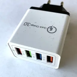 Зарядний пристрій 4 usb порту AR-430 блок живлення - мініатюра 3