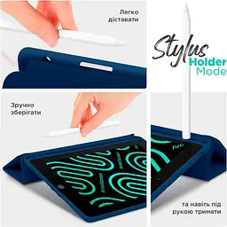 Чохол-книжка ArmorStandart Smart Fold Pen для Apple iPad 11 2025 (A16) / 10.9 2024 / 2022 Dark Blue (ARM74946) [133698] - мініатюра 6