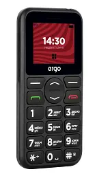 Телефон Ergo R181 DS Black UA UCRF - мініатюра 4