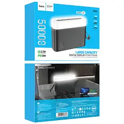 Портативний ЗП Power Bank Hoco J94A Masterful 22.5W 50000 mAh Black - мініатюра 8