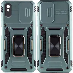 Ударостійкий чохол Camshield Army Ring для Xiaomi Redmi 9A Зелений / Light Green