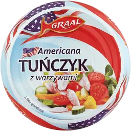 Тунець Graal Americana Tunczyk z warzywami з овочами 280 г