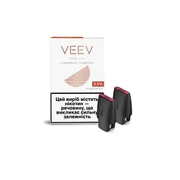 Картриджі змінні для POD систем Veev Red Mix, 3,5%, 1,5 мл, 2 шт. (891039) - мініатюра 2