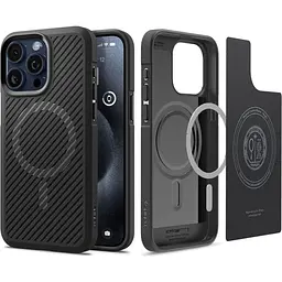 Оригінальний протиударний чохол Spigen Core Armor MagSafe (MagFit) для Iphone 15 Pro Max (6.7") Black ACS06442 - мініатюра 7
