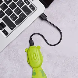 Закладка-ліхтарик Flexilight Rechargeable Друзяки Жабка, 14,7х3,6х1,3 см (FLRPFR) - мініатюра 7