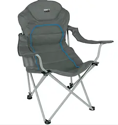 Стілець розкладний High Peak Alicante Dark Grey/Blue (44117) 929561