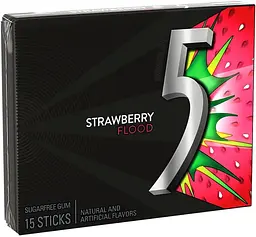Жувальна гумка Wrigley's 5 Strawberry без сахара