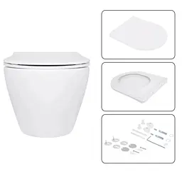 Набір Qtap Nest 4 в 1 підвісний унітаз Jay Ultra Quiet 520x360x320 + комплект інсталяції QT07335175W48204 - мініатюра 7
