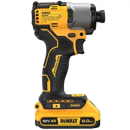 DeWALT Шурупокрут ударний аккумуляторний DeWalt XR Li-Ion 18В акб 2х2А·рік 192Нм 3200об/хв 4200уд/хв кейс TSTAK, ЗП 0.88кг - мініатюра 4