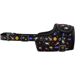 Намордник для собак Waudog Nylon NASA, пластиковий фастекс №4 (35-43 см) (5392) - мініатюра 2