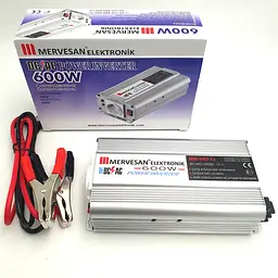 Автоінвертор-перетворювач напруги 12 V-220 V 600 Вт 12 V-220 V 600 W Power Inverter MERVESAN