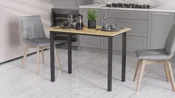 Стіл універсальний Knap Ferrum-decor 750x1000x700 Чорний метал ДСП Дуб Артізан 16 мм (FRD-106367)