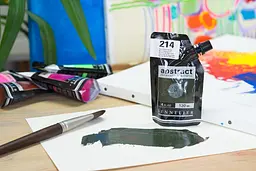 Акрилова фарба Sennelier Abstract, 120 мл, Палена зелена земля (Burnt Green Earth) - мініатюра 3