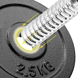 Гриф для штанги прямий Cornix 150 см 25 мм XR-0411 - мініатюра 3