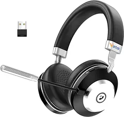 Bluetooth гарнітура Wantek з мікрофоном та USB-адаптером для ПК - мініатюра 1