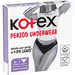 Менструальна білизна Kotex розмір L, 1 шт. - мініатюра 2