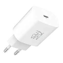 Зарядний пристрій мережевий MAKE 25W GaN3 Mini Type-C PD3.0 White - мініатюра 5