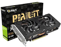 Відеокарта Palit GTX 1660 6Gb Super GamingPro (NE6166S018J9-1160A-1) (GDDR6, 192 bit, PCI-E 3.0 x16) Б/в - мініатюра 7