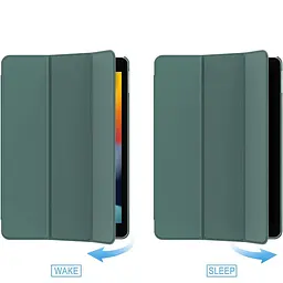 Чохол-книжка BeCover Tri Fold Hard для Apple iPad 10.2 2019/2020/2021 Dark Green (709656) - мініатюра 6