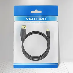 Відеокабель Vention CGYBF USB-C - DisplayPort 8K 60 Гц 1 м чорний (CGYBF) - мініатюра 7