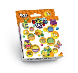 Набір для творчості Bubble Clay, 8 кольорів, російською мовою