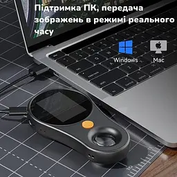 Електронна лупа - мікроскоп портативний c 50X наближенням із записом фото та відео Nectronix DM-370 (101150) - мініатюра 4